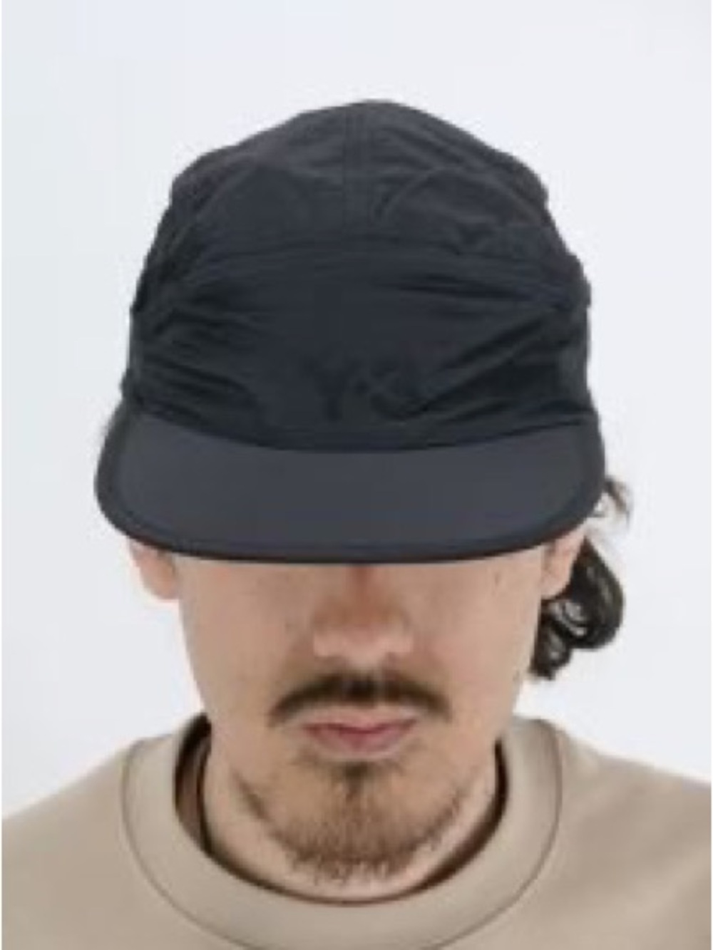 Y-3 Black Five-Panel Nylon Running Cap